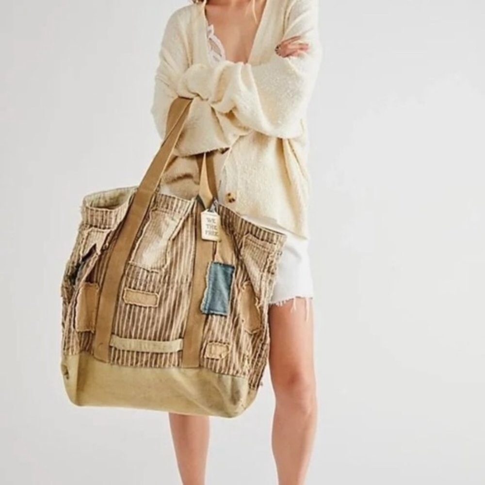 Free People! We The Free Lucky Chance Tote Bag In Nouveau/Multicolor Patchwork